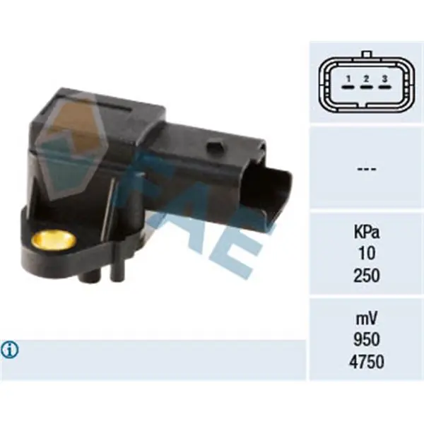 Sensor, presión colector de admisión FAE 15017 Promoción