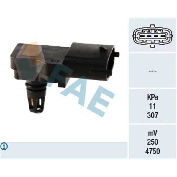 Artesanal Sensor, presión colector de admisión FAE 15036