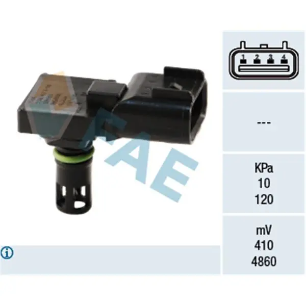 Artesanal Sensor, presión colector de admisión FAE 15039
