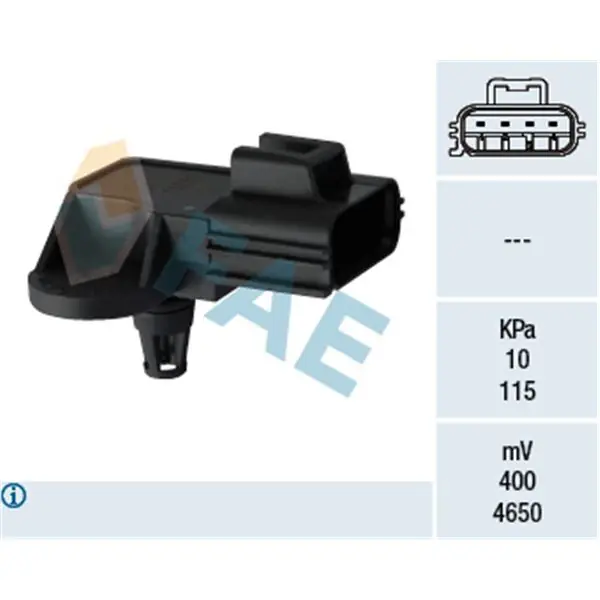 Sensor, presión colector de admisión FAE 15050 Garantía Incluida