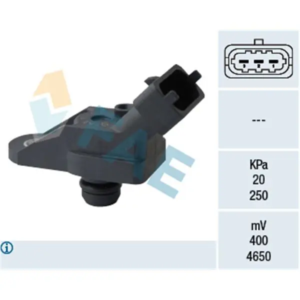 Sensor, presión colector de admisión FAE 15055 Promoción Exclusiva