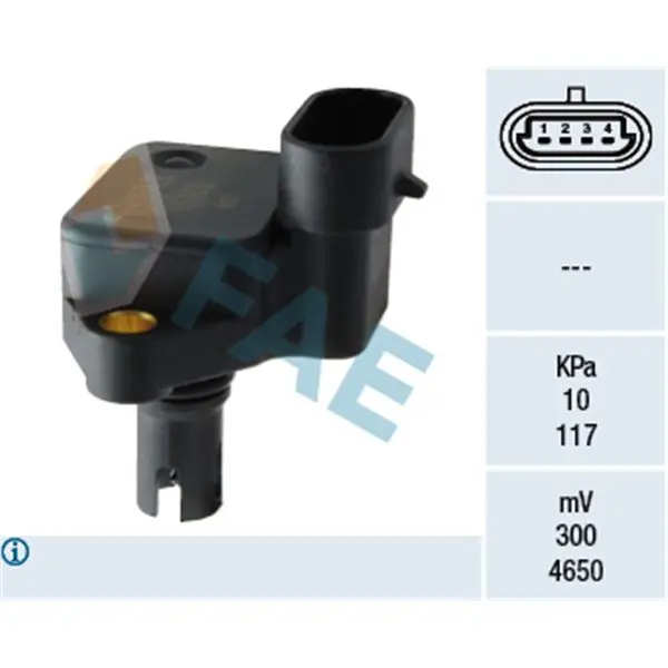 Artesanal Sensor, presión colector de admisión FAE 15066