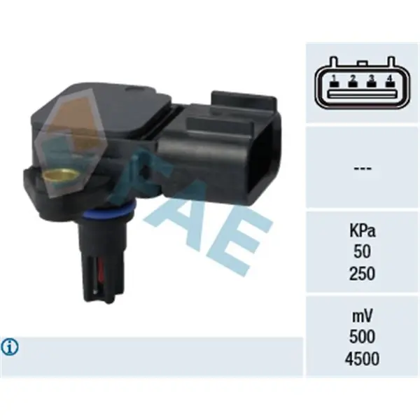 Sensor, presión colector de admisión FAE 15069 Solo Por Tiempo Limitado