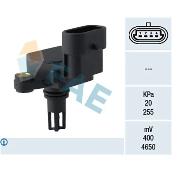 Sensor, presión colector de admisión FAE 15110 Mejor Precio