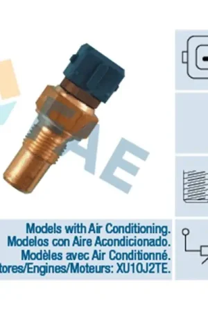 Sensor, temperatura del refrigerante FAE 32380 Económico