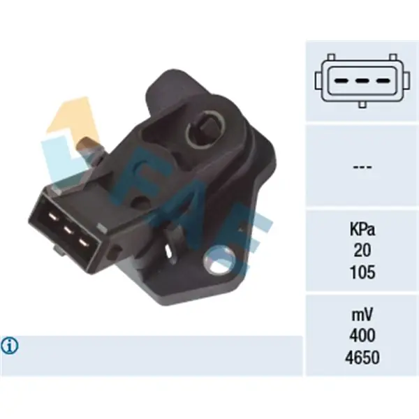 Artesanal Sensor, presión colector de admisión FAE 15014