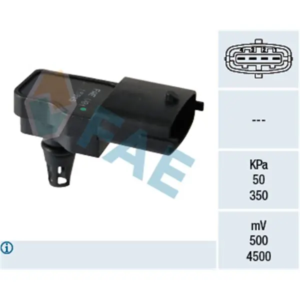 Sensor, presión colector de admisión FAE 15045 Moderno