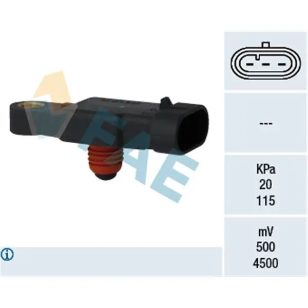 Sensor, presión colector de admisión FAE 15117 Gran Oferta