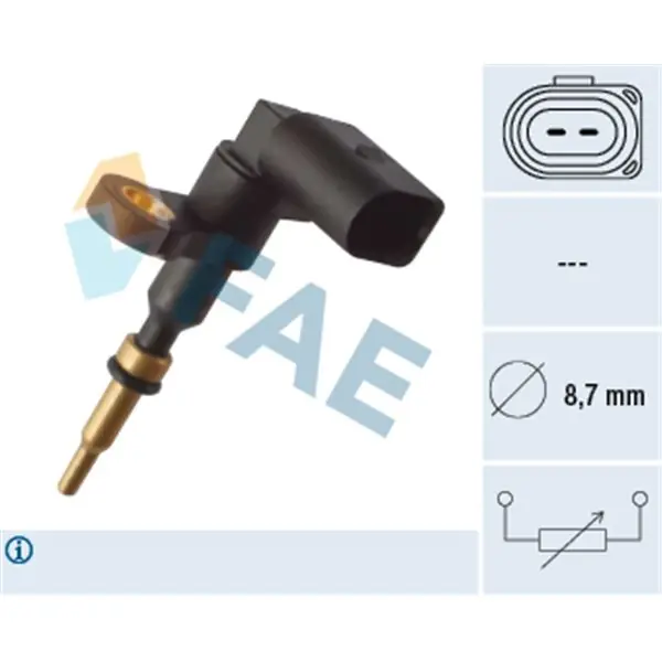 Imprescindible (Must-Have) Sensor, temperatura del refrigerante FAE 33895