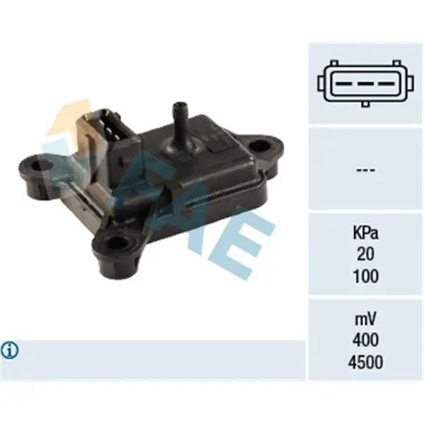 Rebajas Sensor, presión colector de admisión FAE 15006