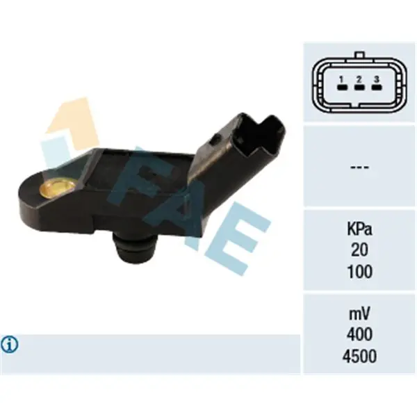 Sensor, presión colector de admisión FAE 15009 Disponible Ahora