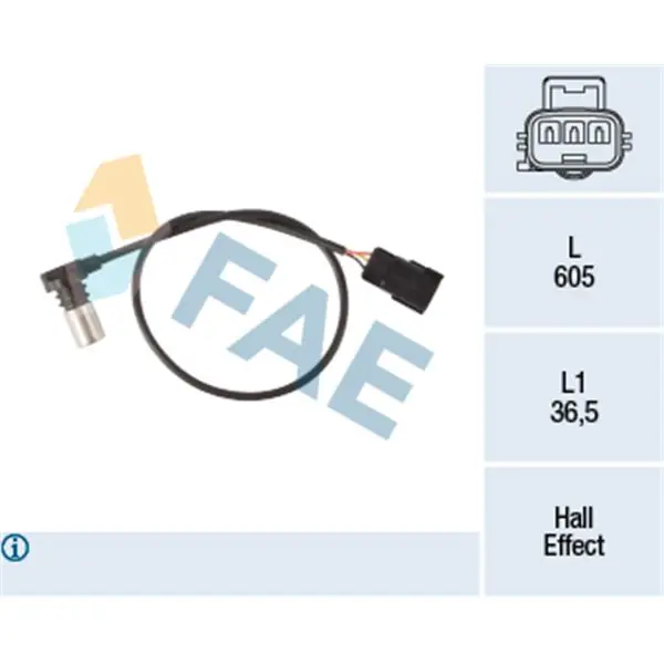 Sensor, posición arbol de levas FAE 79432 Garantía De Devolución De Dinero