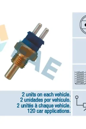 Sensor, temperatura del refrigerante FAE 32580 Garantía De Devolución De Dinero