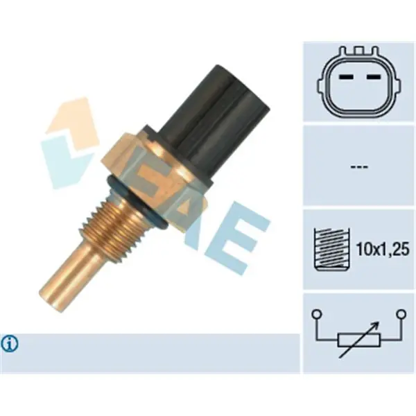 Sensor, temperatura del refrigerante FAE 33455 Nuevo Modelo