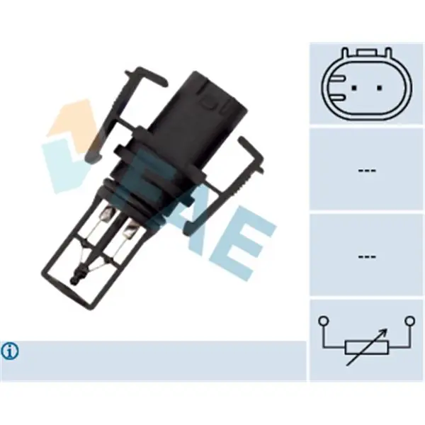 Sensor, temperatura del aire de admisión FAE 33504 Solo Hoy