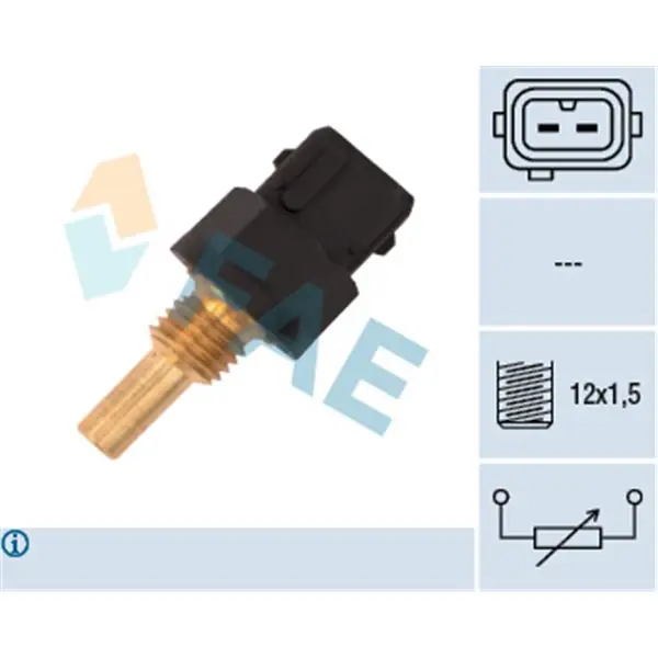 Sensor, temperatura del refrigerante FAE 33590 Mejor Calidad