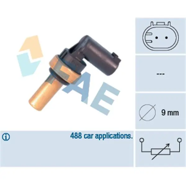 Gran Oferta Sensor, temperatura del refrigerante FAE 32710