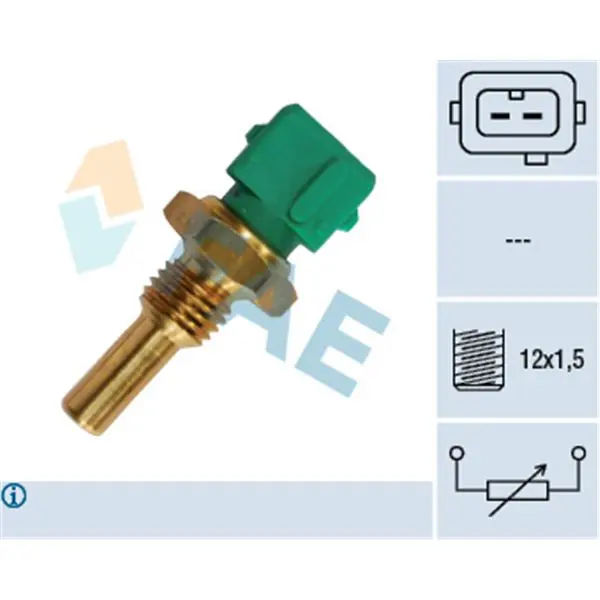 Sensor, temperatura del refrigerante FAE 33360 Popular