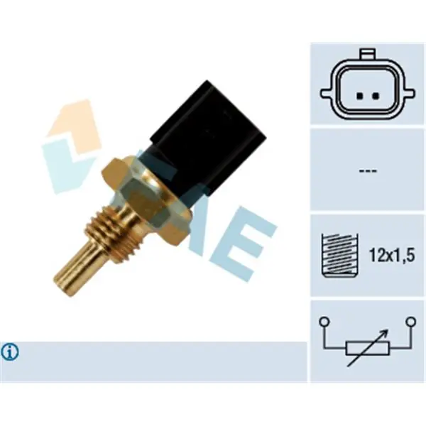 Sensor, temperatura del refrigerante FAE 33840 Oferta Limitada