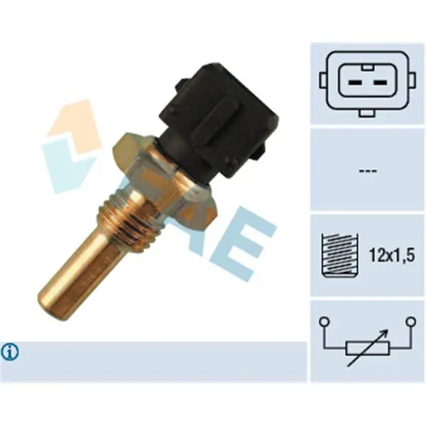 Económico Sensor, temperatura del refrigerante FAE 33370