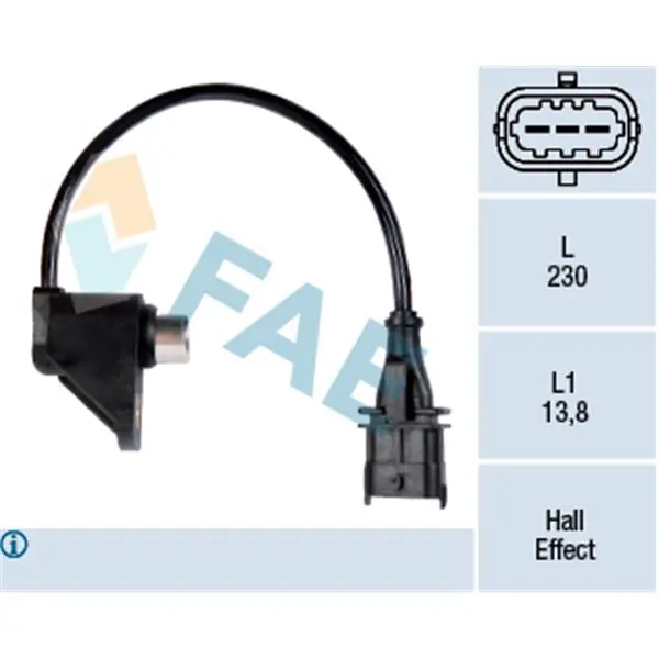 Sensor, posición arbol de levas FAE 79229 Envío Internacional