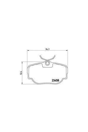Exclusivo PASTILLA DE FRENO P44009 BREMBO - LAND ROVER RANGE ROVER Mk II (LP) - Eje trasero