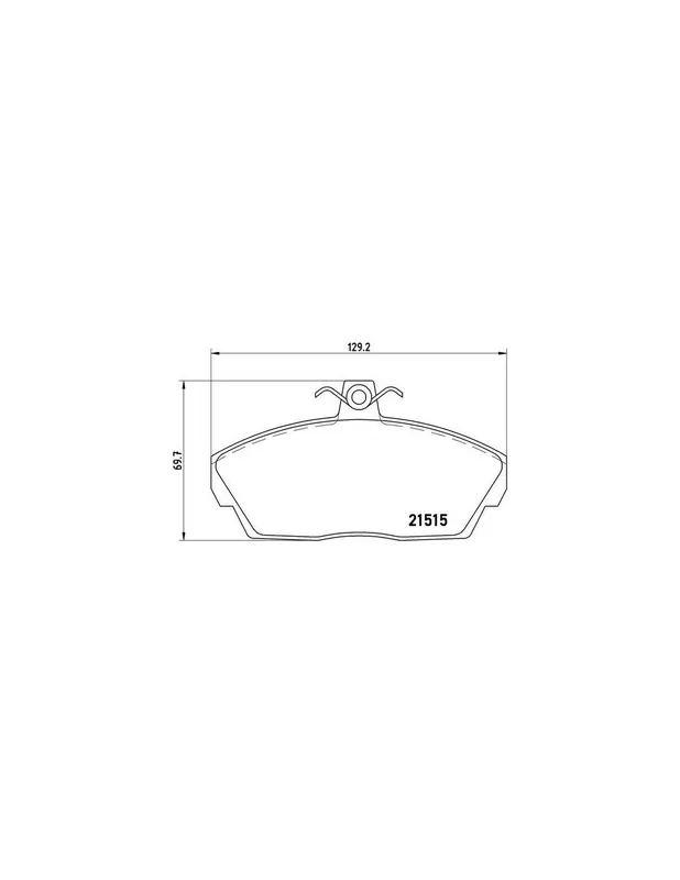 PASTILLA DE FRENO P44010 BREMBO - LAND ROVER FREELANDER (LN) - Eje delantero Precio De Fábrica