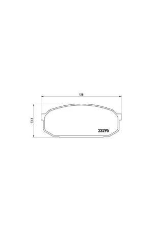PASTILLA DE FRENO P49022 BREMBO - MAZDA 323 F Mk V (BA) - Eje delantero Económico