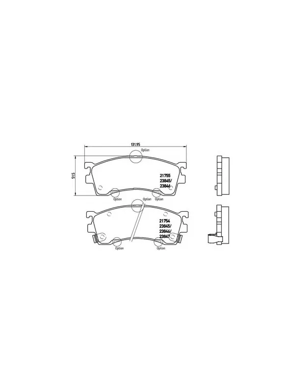 PASTILLA DE FRENO P 49 023 BREMBO - MAZDA 323 S Mk VI (BJ) - Eje delantero Oferta