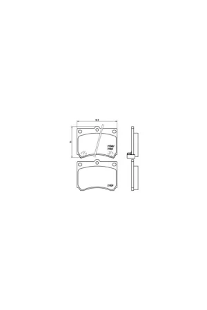 Garantía Incluida PASTILLA DE FRENO P49011 BREMBO - MAZDA 323 F Mk V (BA) - Eje delantero