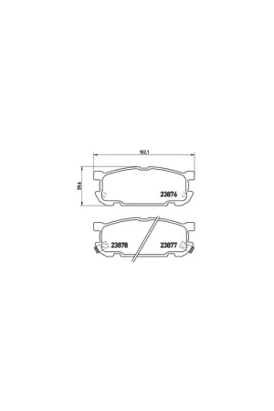 Pedido Al Por Mayor PASTILLA DE FRENO P49030 BREMBO - MAZDA MIATA II (NB) - Eje trasero