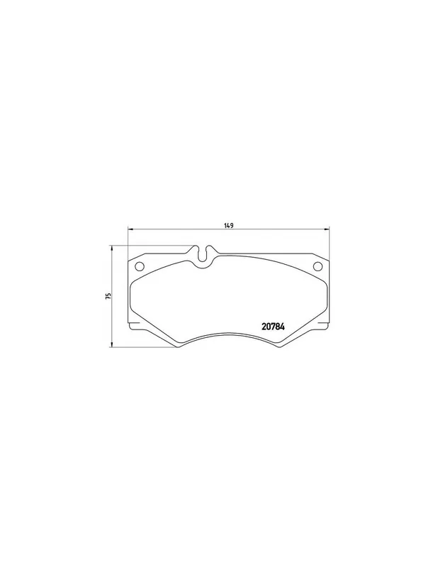 PASTILLA DE FRENO P50003 BREMBO - MERCEDES-BENZ T1/TN Caja/Chasis - Eje delantero Ordena Ya