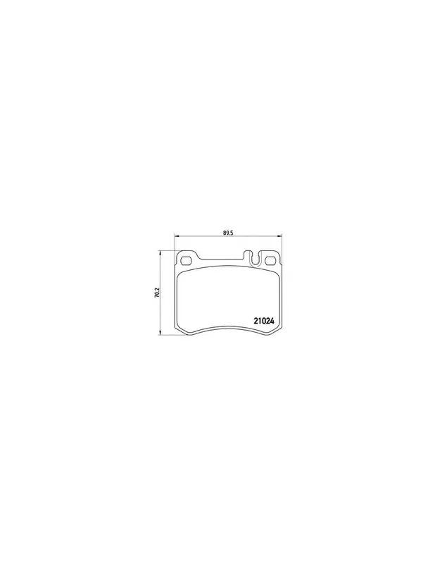 PASTILLA DE FRENO P50014 BREMBO - MERCEDES-BENZ SL (R107) - Eje delantero Bestseller