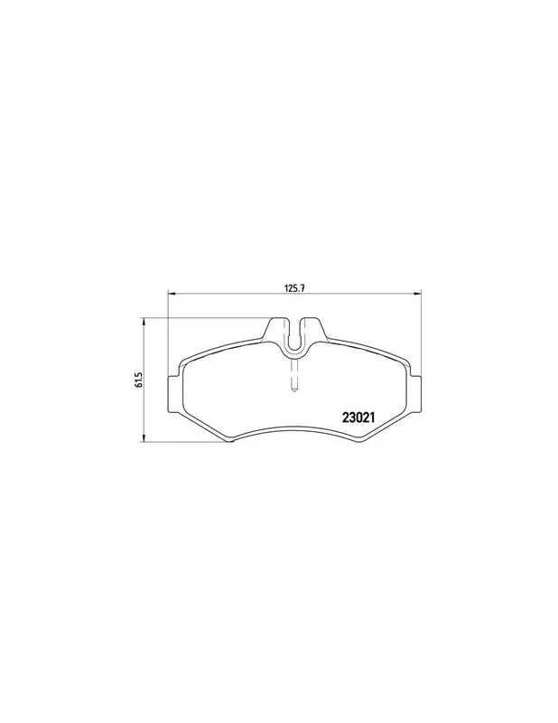 Envío Exprés PASTILLA DE FRENO P50020 BREMBO - MERCEDES-BENZ SPRINTER 3-t Autobús (903) - Eje trasero