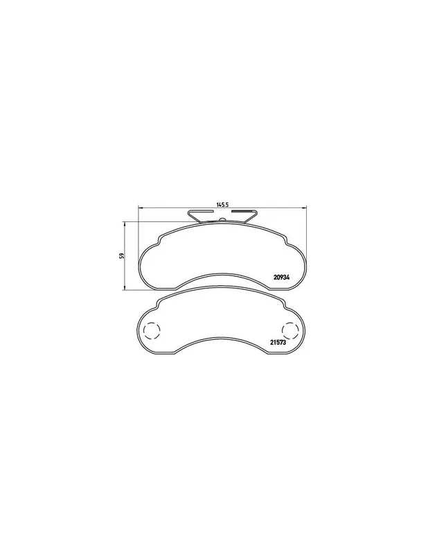 PASTILLA DE FRENO P50021 BREMBO - MERCEDES-BENZ 100 Autobús (631) - Eje delantero Compra Hoy