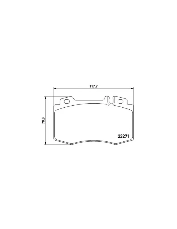 PASTILLA DE FRENO P50041 BREMBO - MERCEDES-BENZ SL (R129) - Eje delantero Disponible Ahora