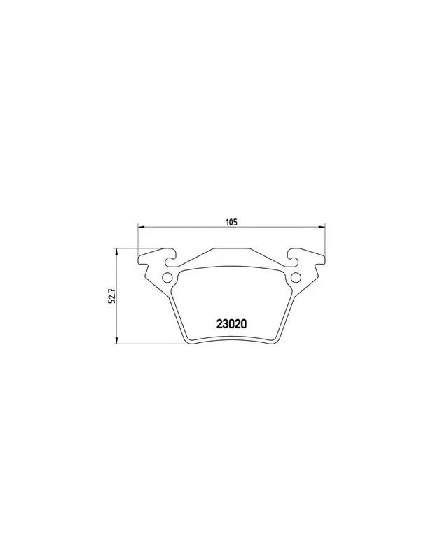 PASTILLA DE FRENO P50032 BREMBO - MERCEDES-BENZ CLASE V (638/2) - Eje trasero Más Vendido