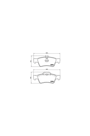 Barato PASTILLA DE FRENO P50052 BREMBO - MERCEDES-BENZ CLASE E Ranchera familiar (S212) - Eje trasero