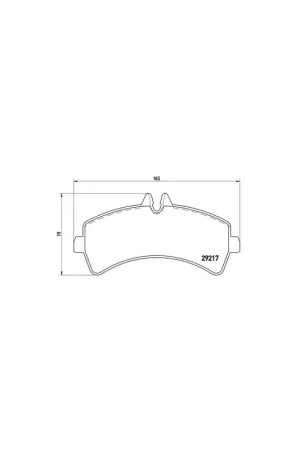 PASTILLA DE FRENO P 50 060 BREMBO - MERCEDES-BENZ SPRINTER 5-t Caja/Chasis (906) - Eje trasero Favorito De Clientes