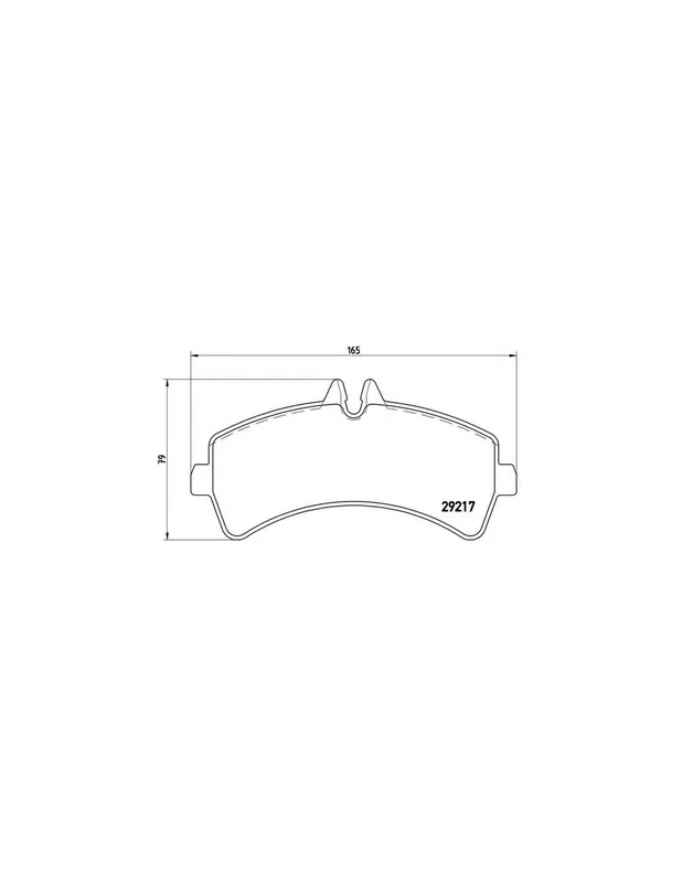 PASTILLA DE FRENO P 50 060 BREMBO - MERCEDES-BENZ SPRINTER 5-t Caja/Chasis (906) - Eje trasero Favorito De Clientes