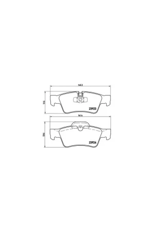 Oferta Especial PASTILLA DE FRENO P 50 064 BREMBO - MERCEDES-BENZ CLASE R (W251, V251) - Eje trasero