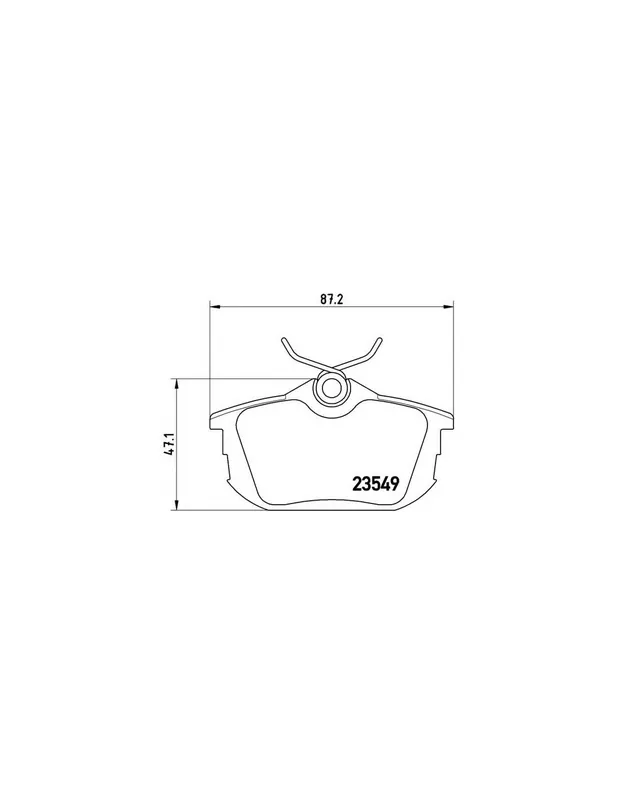 Económico PASTILLA DE FRENO P54023 BREMBO - SMART FORFOUR (454) - Eje trasero