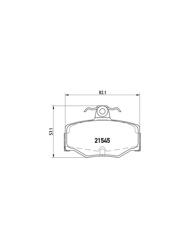 Envío Internacional PASTILLA DE FRENO P56024 BREMBO - NISSAN ALMERA TINO (V10) - Eje trasero