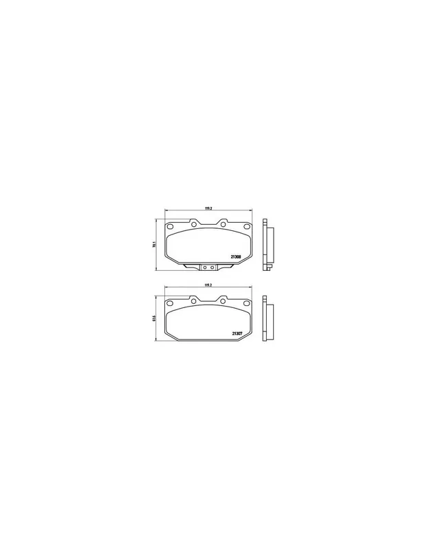 Mejor Calidad PASTILLA DE FRENO P56025 BREMBO - SUBARU IMPREZA Ranchera familiar (GG) - Eje delantero