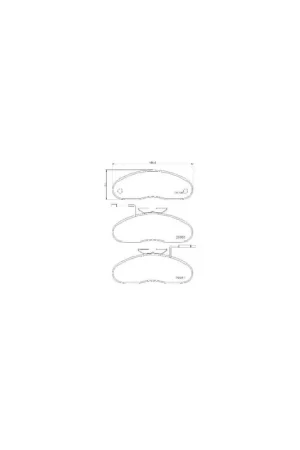 PASTILLA DE FRENO P56019 BREMBO - NISSAN TRADE Caja/Chasis - Eje delantero Edición Limitada