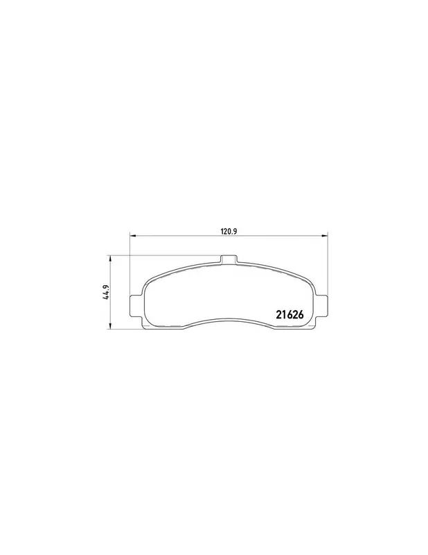 PASTILLA DE FRENO P56031 BREMBO - NISSAN MARCH II (K11) - Eje delantero Ordenar Ahora Mismo