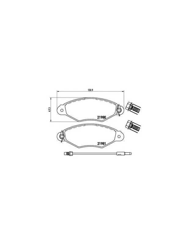 PASTILLA DE FRENO P56038 BREMBO - NISSAN KUBISTAR Furgón (X80) - Eje delantero Marca Reconocida