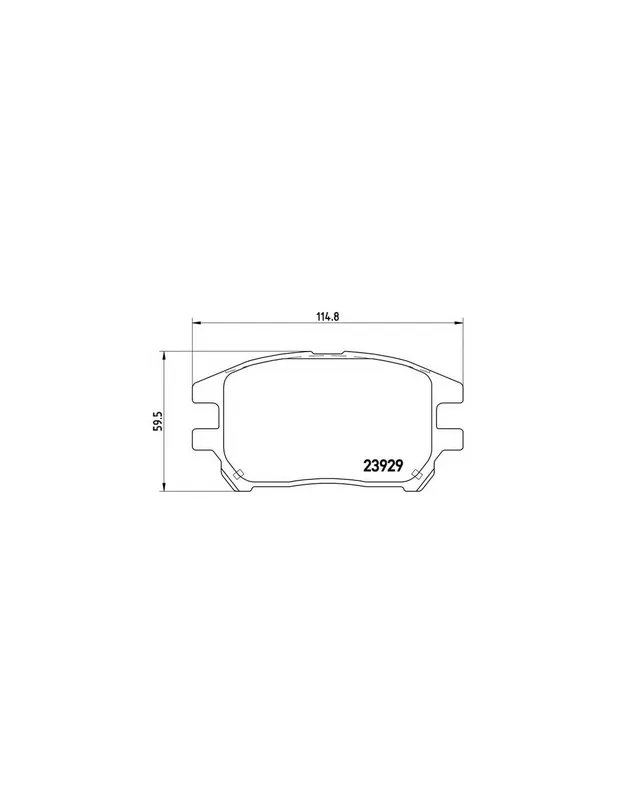 PASTILLA DE FRENO P 56 050 BREMBO - LEXUS RX (MCU15) - Eje delantero Económico