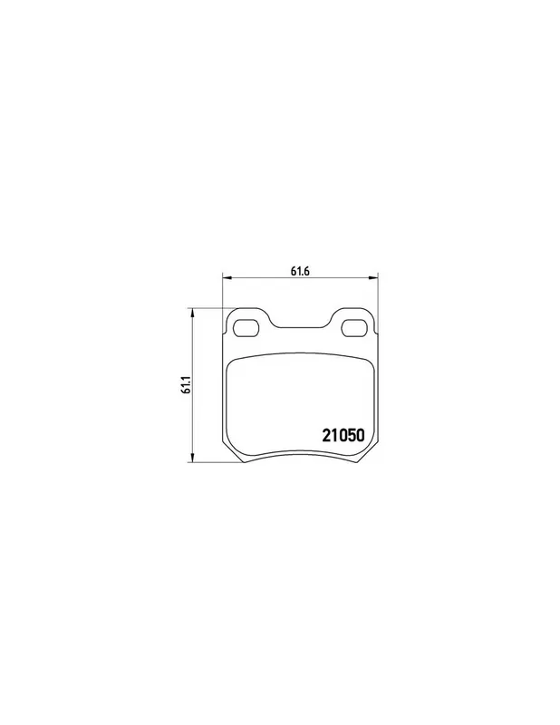 PASTILLA DE FRENO P59014 BREMBO - OPEL OMEGA A (16_, 17_, 19_) - Eje trasero Lujoso