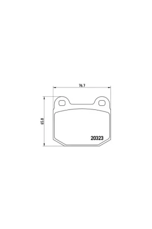 Envío Internacional PASTILLA DE FRENO P59004 BREMBO - OPEL ASCONA B (81_, 86_, 87_, 88_) - Eje delantero